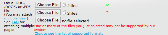 muliple files selected
